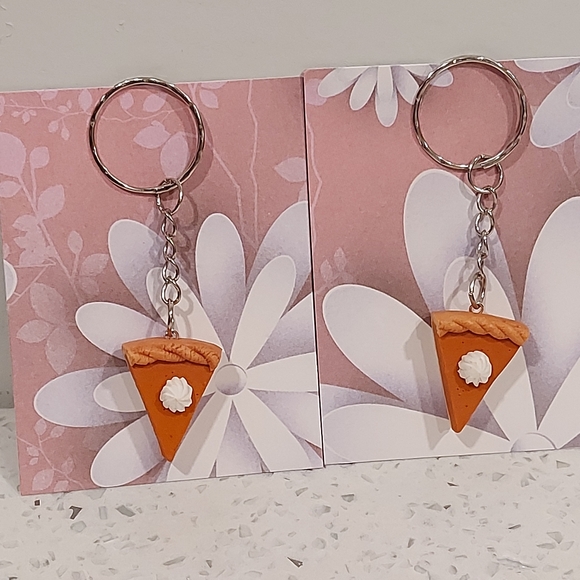 BFF Pumpkin Pie Handmade Keychains - Picture 3 of 5